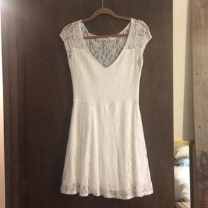 Hollister White Lace Dress